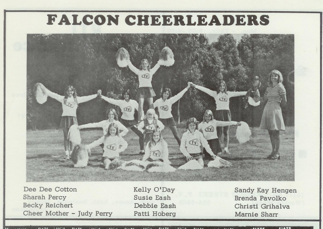 1976 Falcon Cheerleaders